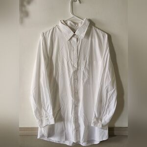 Classic Button Down White Women's Shirt